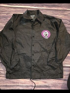 "Psychedelic Palm Readers" coaches jacket by the streetwear brand Open 925